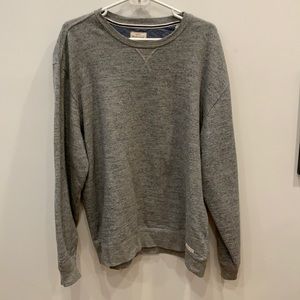 Grey crew neck sweater